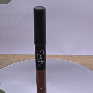 NARS Lipstick Crayon DANCE FEVER Deep Brown Matte Beautiful Color Swatched Only!